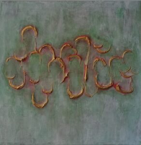  o.T.-Acryl-Gold-Spachtelmasse-auf-Leinwand-50x50-cm-2020